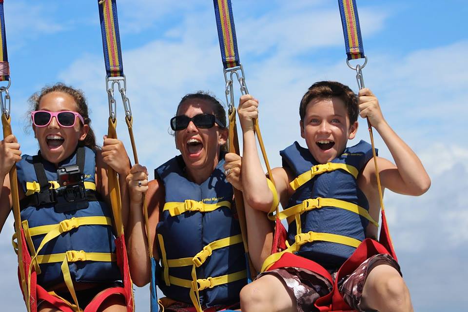 Wellness Parasailing with kids